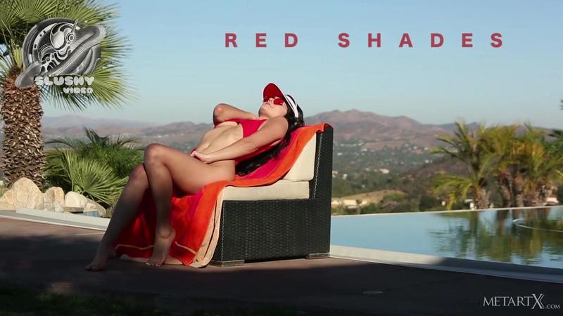 MetArtX Red Shades Model Adria Rae